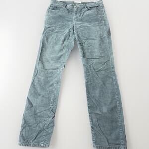 Ann Taylor Loft Jeans Women Size 8/29 Cream Corduroy Curvy Skinny Stretch Pants